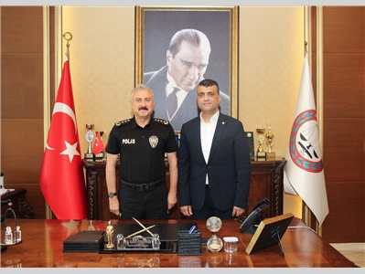 MERSİN İL EMNİYET MÜDÜRÜ SAYIN FAHRİ AKTAŞ’TAN, BARO BAŞKANIMIZ AV. GAZİ ÖZDEMİR’E ZİYARET