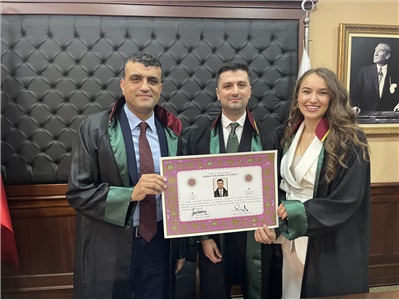 15 STAJYER AVUKATIMIZ CÜBBE GİYDİ