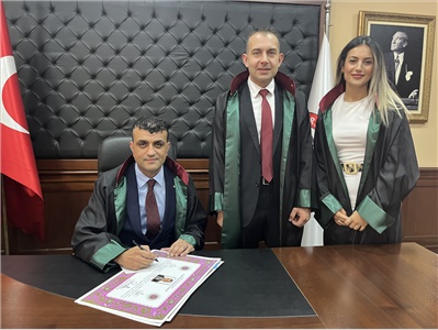15 STAJYER AVUKATIMIZ CÜBBE GİYDİ