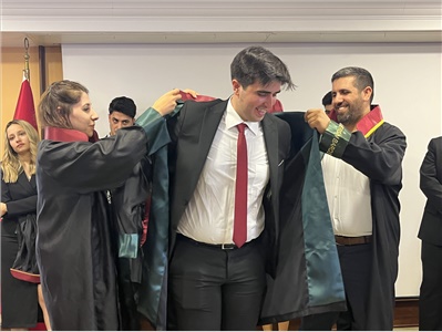 15 STAJYER AVUKATIMIZ CÜBBE GİYDİ