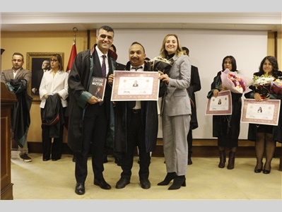 15 STAJYER AVUKATIMIZ CÜBBE GİYDİ