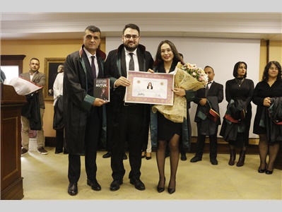 15 STAJYER AVUKATIMIZ CÜBBE GİYDİ