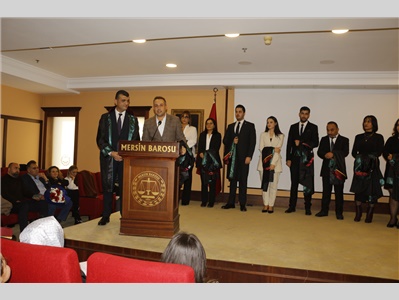 15 STAJYER AVUKATIMIZ CÜBBE GİYDİ
