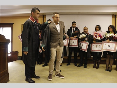 15 STAJYER AVUKATIMIZ CÜBBE GİYDİ