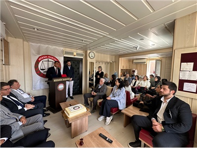 ANAMUR’DA AVUKATLARIMIZA ONUR PLAKETİ TAKDİM EDİLDİ