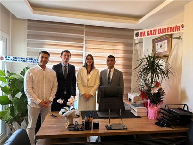 MESLEKTAŞIMIZIN OFİS AÇILIŞINA KATILDIK
