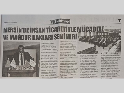 İnsan Ticaretiyle Mücadele ve Mağdur Hakları konulu seminer düzenlendi