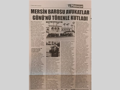 5 Nisan Avukatlar Günü Töreni
