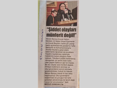 Çocuk Hakları Merkezi basın açıklaması