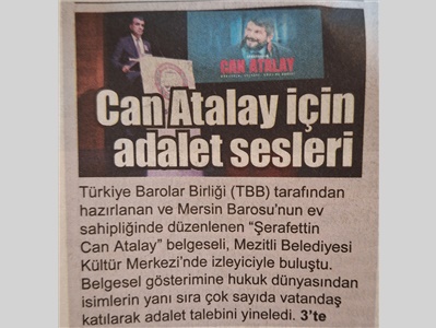 Can Atalay'a adalet çağrısı, belgeselde yankı buldu
