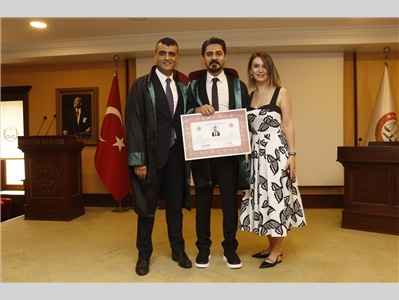 6 STAJYER AVUKATIMIZ CÜBBE GİYDİ