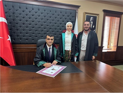 6 STAJYER AVUKATIMIZ CÜBBE GİYDİ