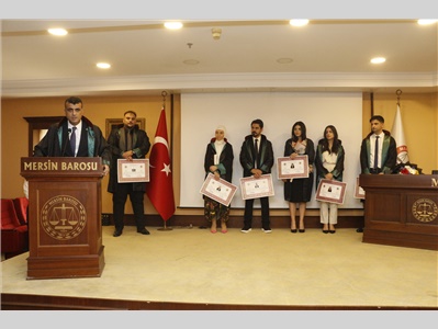 6 STAJYER AVUKATIMIZ CÜBBE GİYDİ