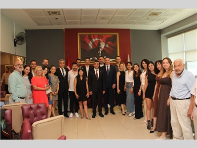 TÜRKİYE BAROLAR BİRLİĞİ BAŞKANI AV. R. ERİNÇ SAĞKAN, MERSİN BAROSU’NU ZİYARET ETTİ