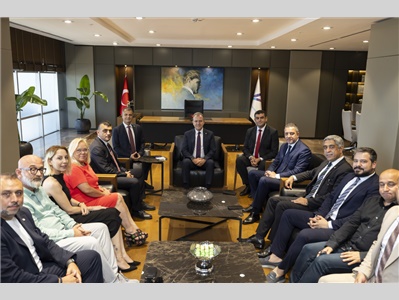BAROMUZ VE TBB’DEN, MERSİN BÜYÜKŞEHİR BELEDİYE BAŞKANI SAYIN VAHAP SEÇER’E ZİYARET