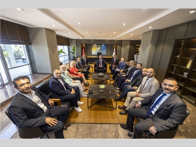 BAROMUZ VE TBB’DEN, MERSİN BÜYÜKŞEHİR BELEDİYE BAŞKANI SAYIN VAHAP SEÇER’E ZİYARET