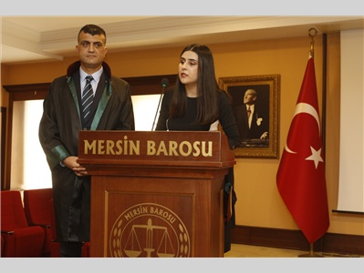 4 STAJYER AVUKATIMIZ CÜBBE GİYDİ