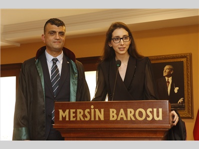 4 STAJYER AVUKATIMIZ CÜBBE GİYDİ