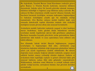 BAROLAR ORTAK AÇIKLAMA YAPTI