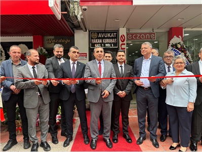 MESLEKTAŞIMIZIN OFİS AÇILIŞINA KATILDIK