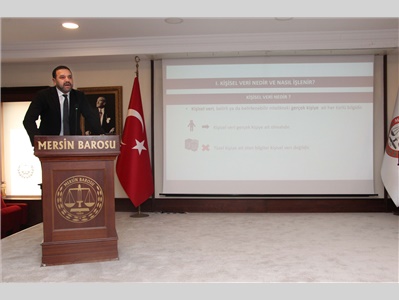 “KVKK KAPSAMINDA AVUKATLARLA İLGİLİ KURUL KARARLARININ İRDELENMESİ” KONULU SEMİNER DÜZENLENDİ