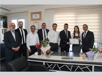 MESLEKTAŞIMIZIN OFİS AÇILIŞINA KATILDIK