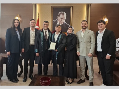 MUT İLÇE TEMSİLCİMİZ AV. MEHMET TÜRKMEN’E MESLEKTE ONUR PLAKETİ