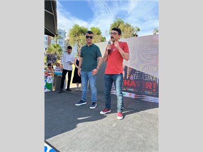 "ESARETE, TOPLANMAYA, ÖLÜME HAYIR" MİTİNGİ DÜZENLENDİ