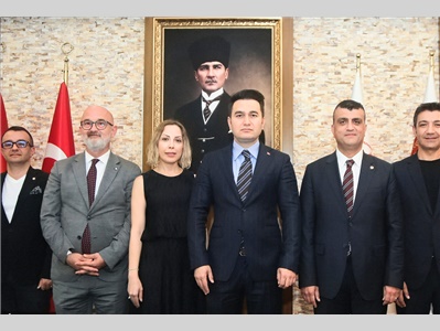 BARO YÖNETİMİNDEN, MERSİN CUMHURİYET BAŞSAVCISI SAYIN YASİN EMRE’YE ZİYARET