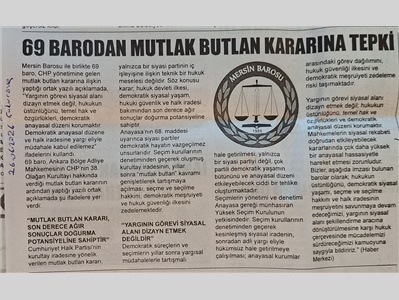 Mutlak Butlan kararı basın açıklaması