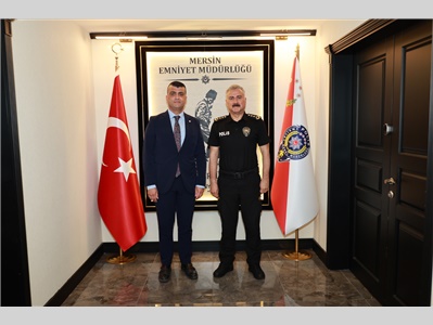 BARO YÖNETİMİNDEN, MERSİN İL EMNİYET MÜDÜRÜ SAYIN FAHRİ AKTAŞ’A ZİYARET