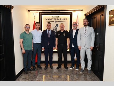 BARO YÖNETİMİNDEN, MERSİN İL EMNİYET MÜDÜRÜ SAYIN FAHRİ AKTAŞ’A ZİYARET