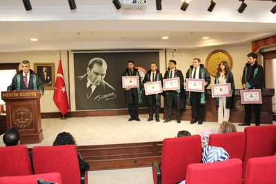 6 STAJYER AVUKATIMIZ DAHA SAVUNMA MESLEĞİNE İLK RESMİ ADIMI ATTI
