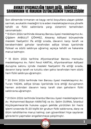 AVUKAT UYUŞMAZLIĞIN TARAFI DEĞİL, BAĞIMSIZ SAVUNMANIN VE HUKUKUN ÜSTÜNLÜĞÜNÜN TEMSİLCİSİDİR!