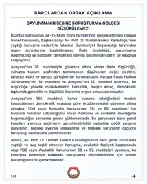 BAROLARDAN ORTAK AÇIKLAMA
