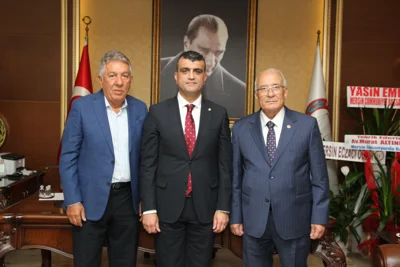 İYİ PARTİ GENEL BAŞKAN YARDIMCISI VE MERSİN MİLLETVEKİLİ SAYIN BURHANETTİN KOCAMAZ’DAN, BARO BAŞKANIMIZ AV. GAZİ ÖZDEMİR’E ZİYARET