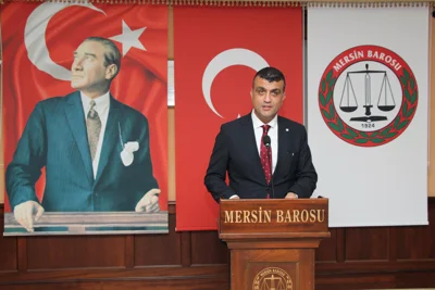 MERSİN BAROSU CUMHURİYET RESEPSİYONU DÜZENLEDİ